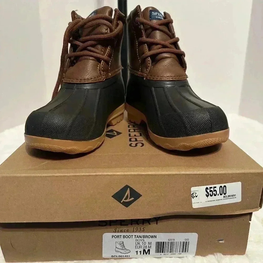 Sperry Rainboot Boys Size 11M